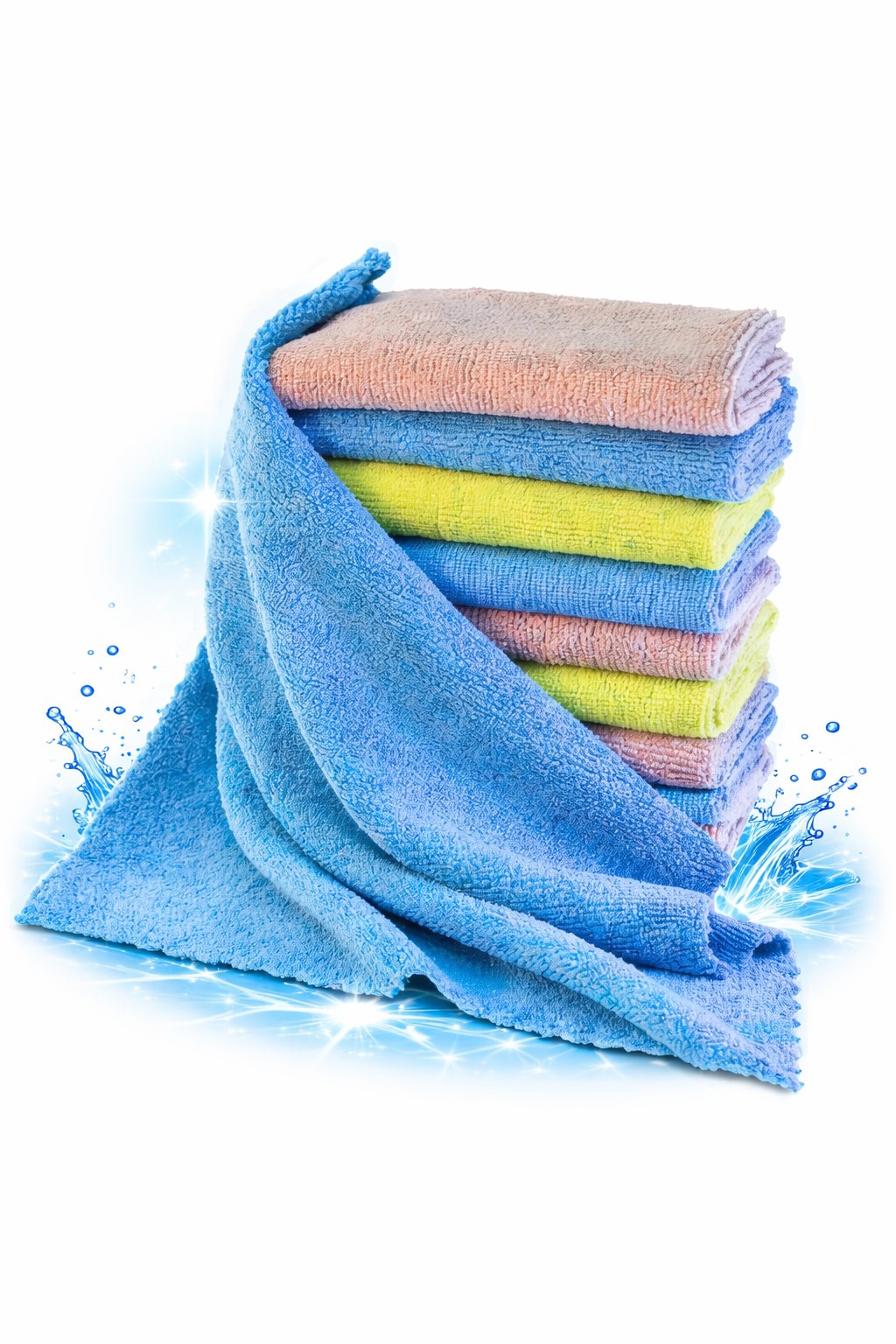 Microfiber towels for cleaning